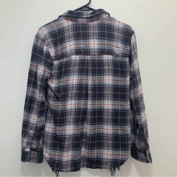 American Eagle Distressed Flannel Size XS - Picture 6 of 8